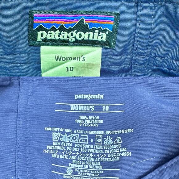 Patagonia® Worn Wear W's Board Skirtie mini skirt in Classic Navy womens size 10 - Picture 5 of 13